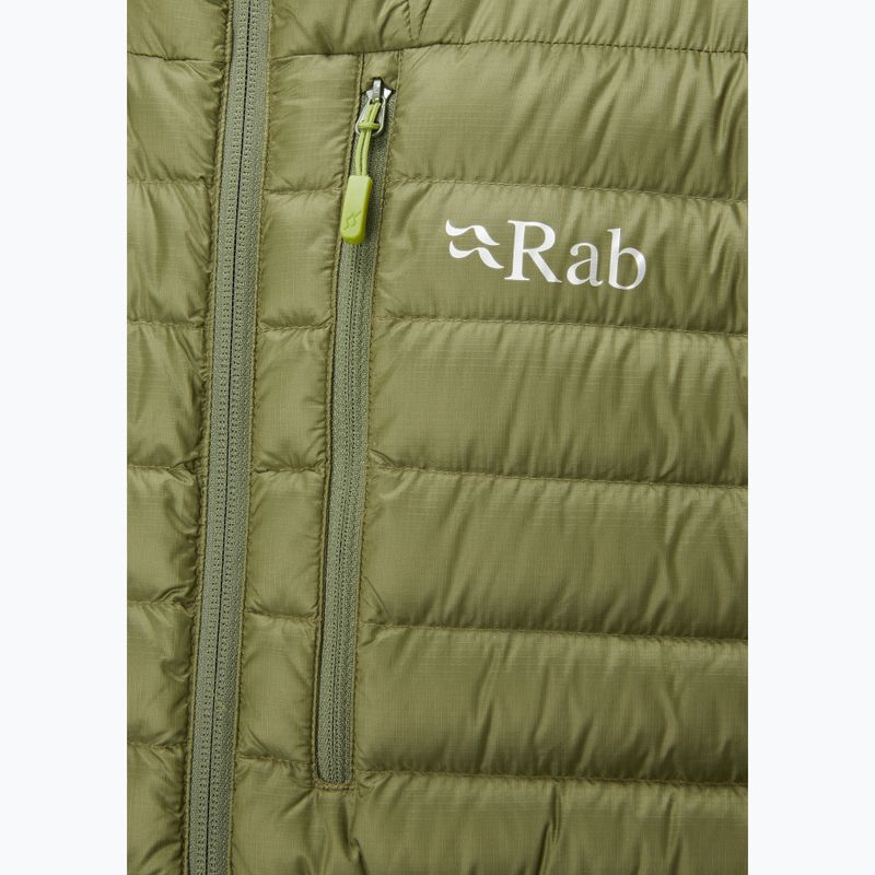 Férfi pehelydzseki Rab Microlight Alpine chlorite green 6