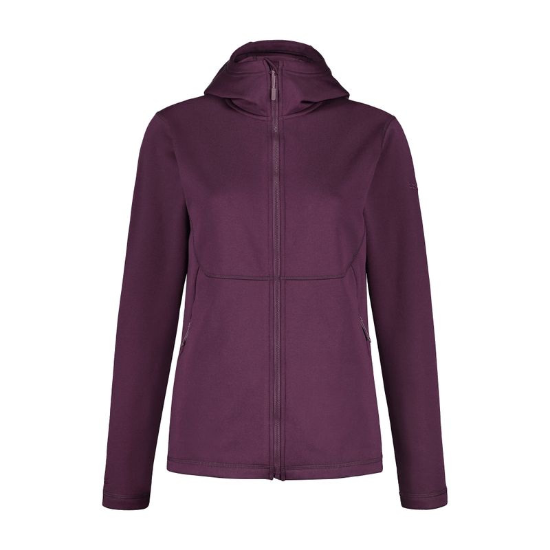 Női fleece kapucnis pulóver Rab Geon Hoody lila QFE-94-EGG 3