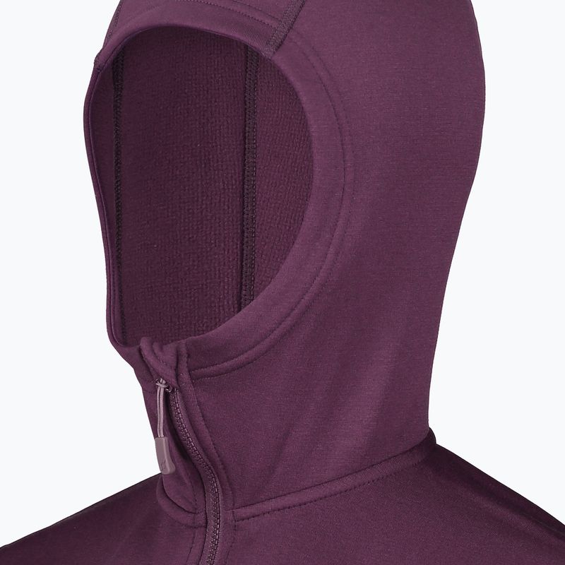 Női fleece kapucnis pulóver Rab Geon Hoody lila QFE-94-EGG 5