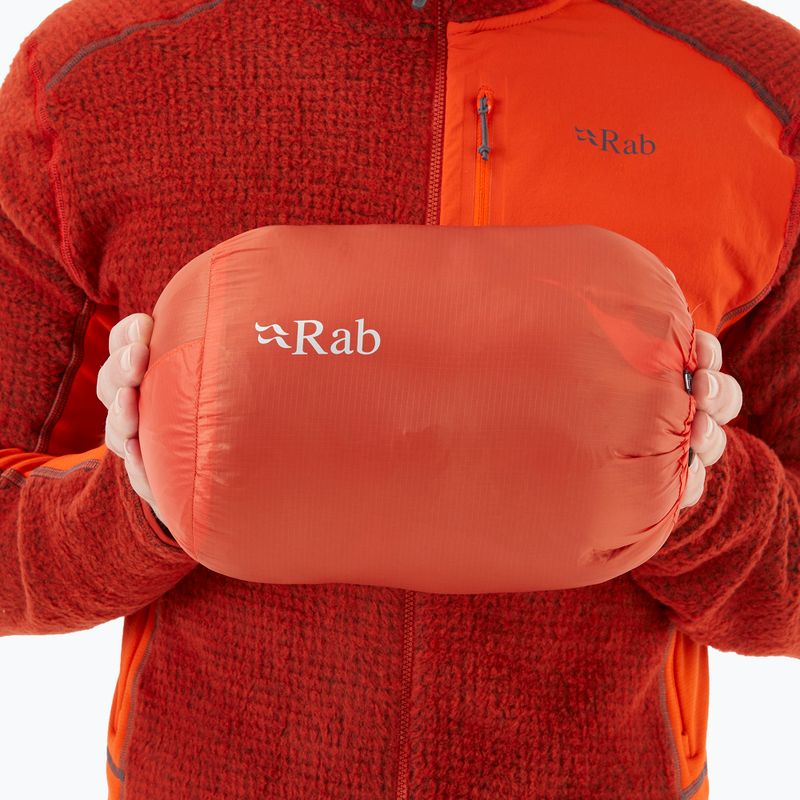Férfi Rab Infinity Alpine pehelypaplan kabát fekete/antracit 10