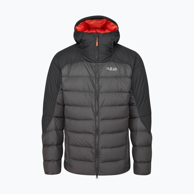 Férfi Rab Infinity Alpine pehelypaplan kabát fekete/antracit 11