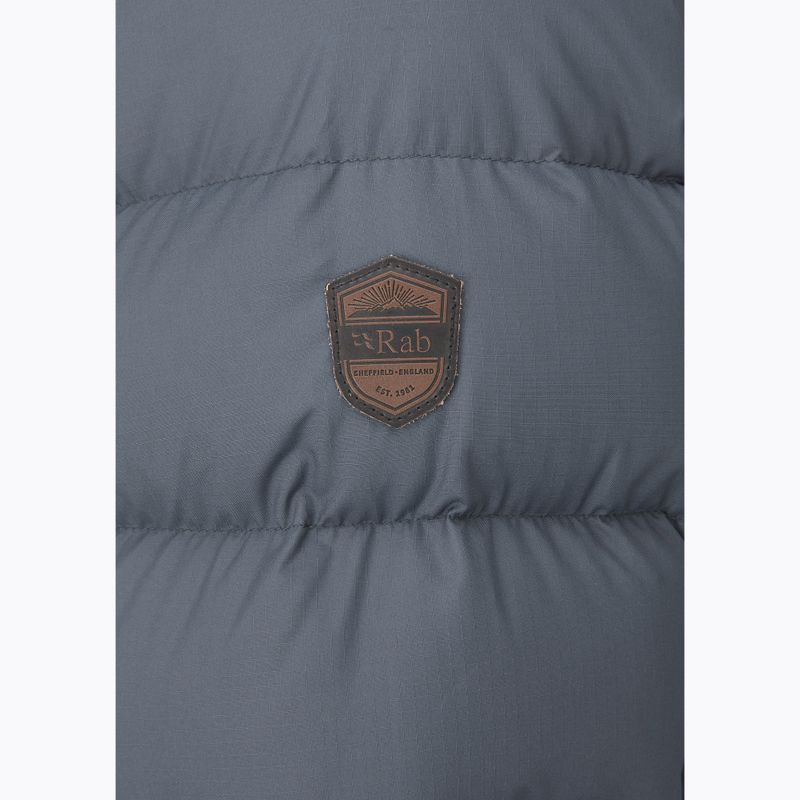 Női pehelydzseki Rab Deep Cover Parka steel 6