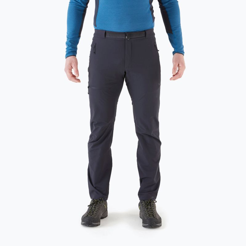 Férfi softshell nadrág Rab Incline AS ébenfekete színű