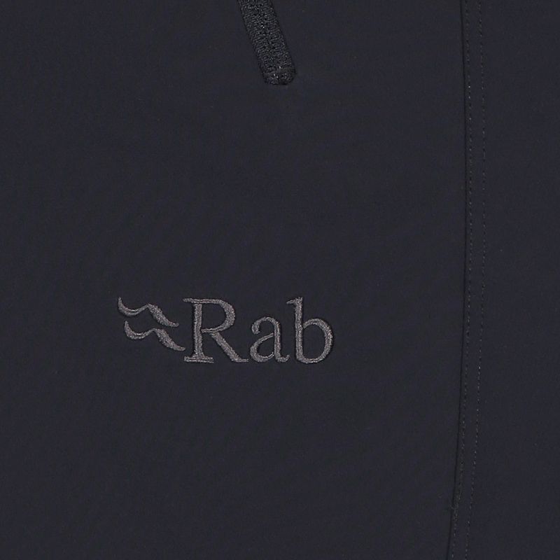Férfi softshell nadrág Rab Incline AS ébenfekete színű 5