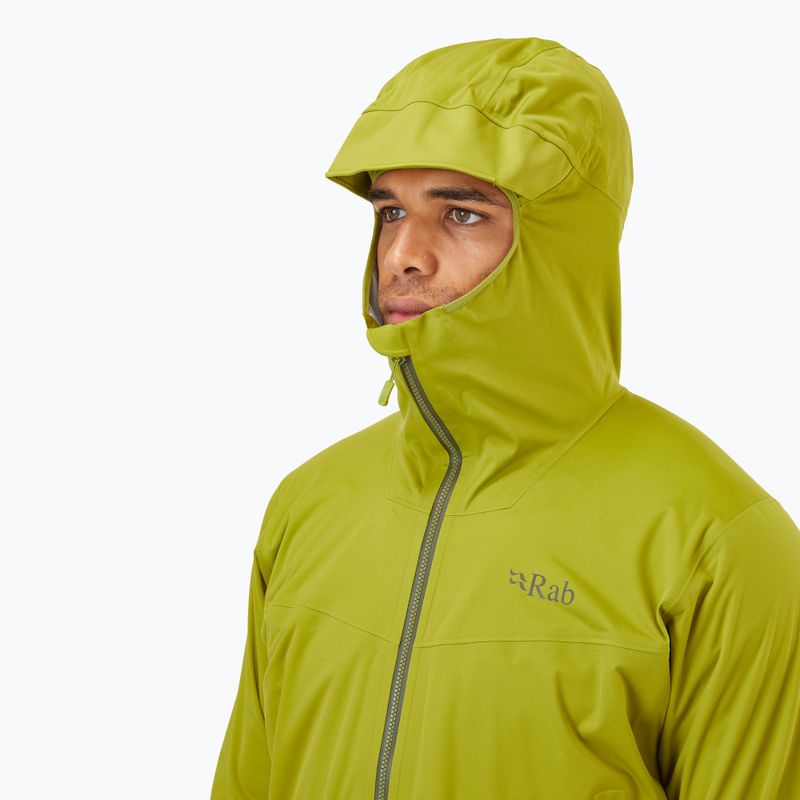 Férfi esőkabát Rab Kinetic 2.0 ascent grey 4