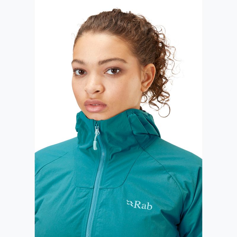 Női softshell kabát Rab Borealis marina blue 4