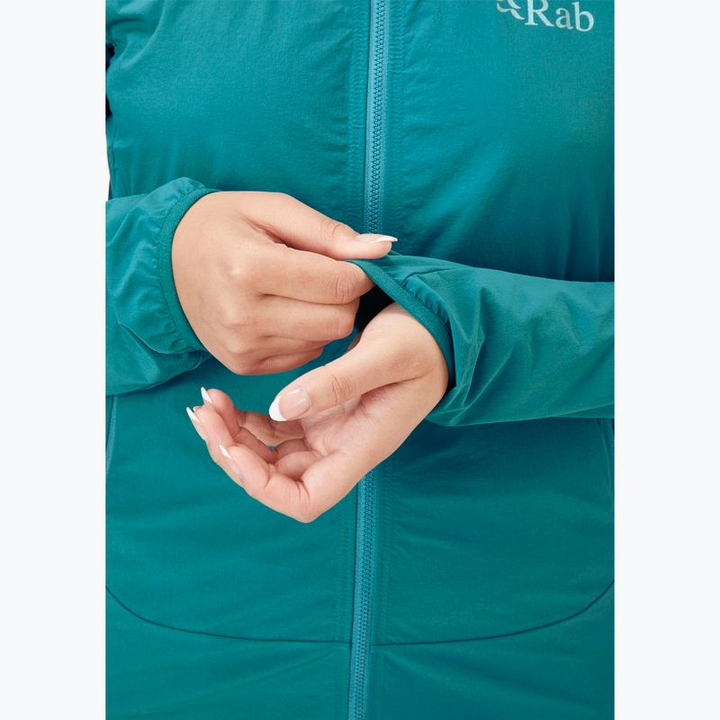 Női softshell kabát Rab Borealis marina blue 7