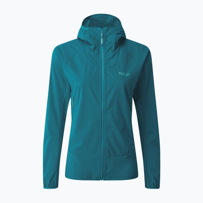 Női softshell kabát Rab Borealis marina blue 9