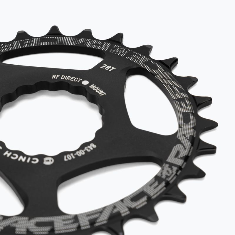 Fogaskerék RACE FACE Cinch DM 28T matte black 3