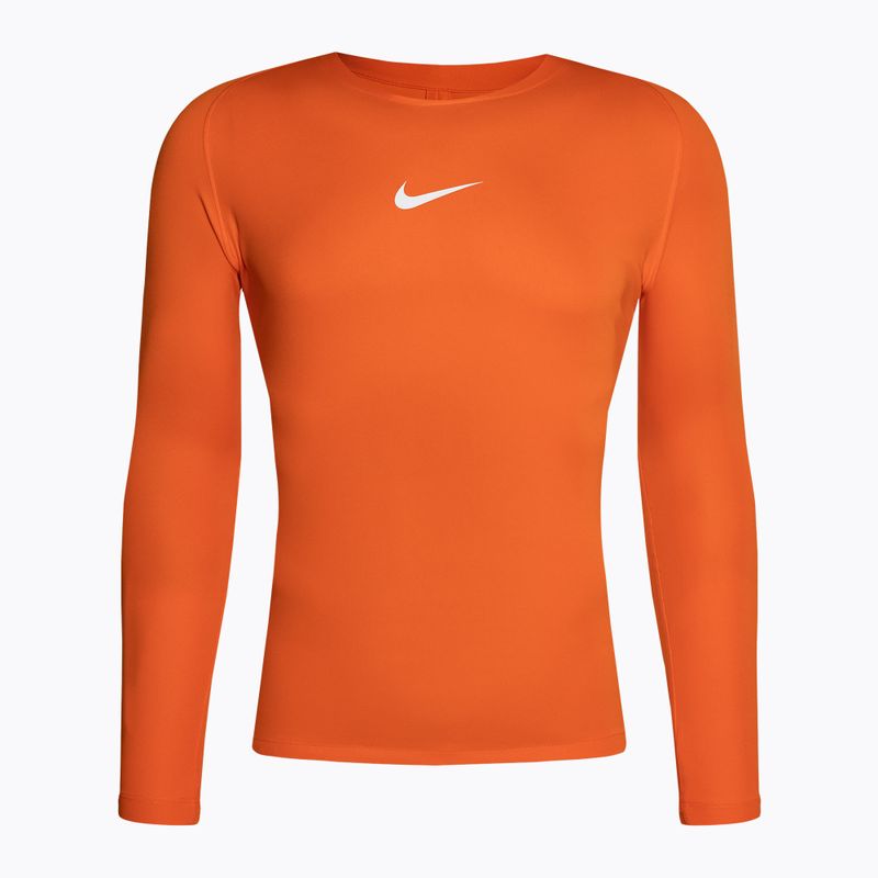 Férfi Termál hosszú ujjú  Nike Dri-FIT Park First Layer LS safety orange/white