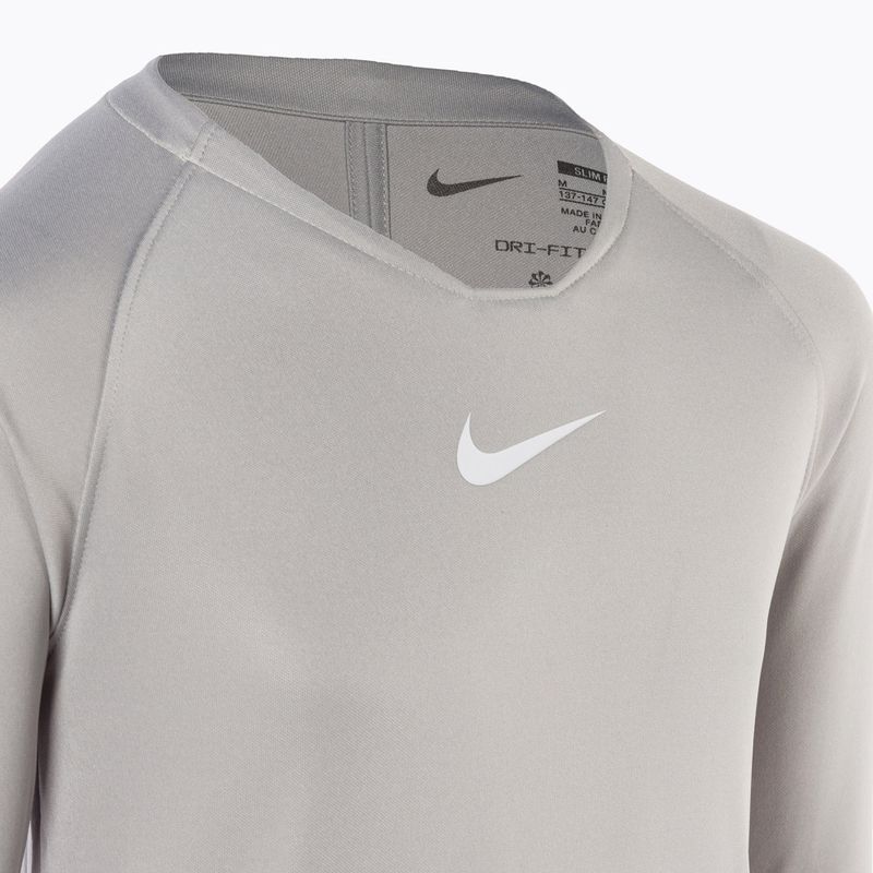 Gyermek Termál hosszú ujjú  Nike Dri-FIT Park First Layer pewter grey/white 3