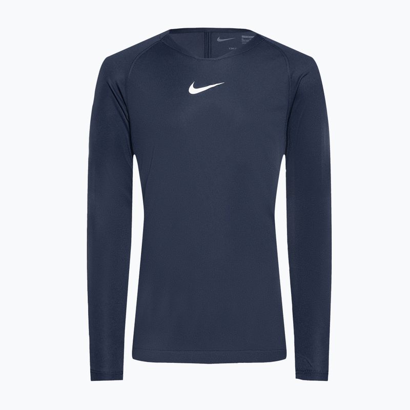 Gyermek thermo hosszú ujjú Nike Dri-FIT Park First Layer midnight navy/white