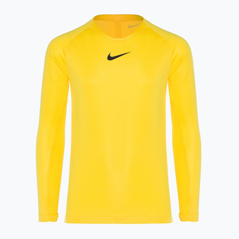 Gyermek Termál hosszú ujjú  Nike Dri-FIT Park First Layer tour yellow/black