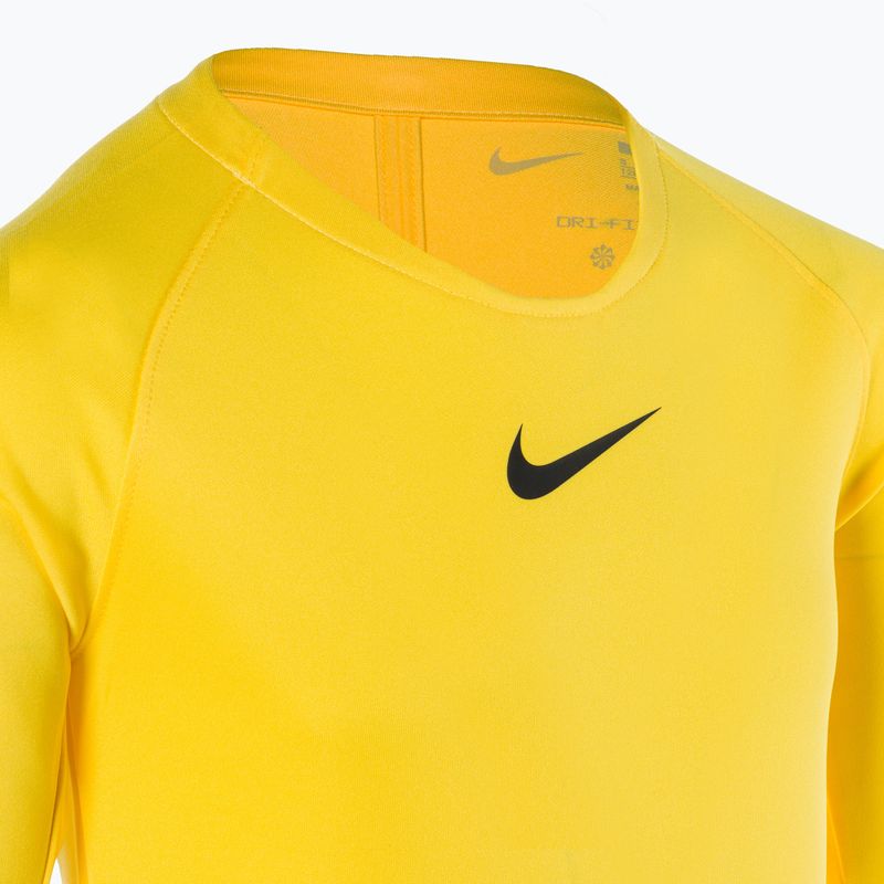 Gyermek Termál hosszú ujjú  Nike Dri-FIT Park First Layer tour yellow/black 3