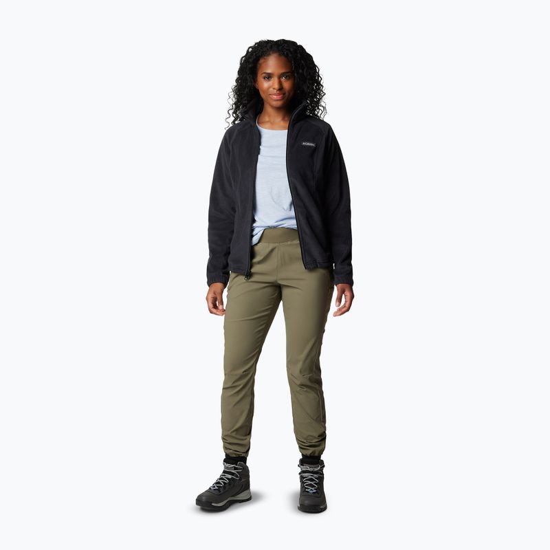 Női polár pulóver Columbia Benton Springs Full Zip black 2