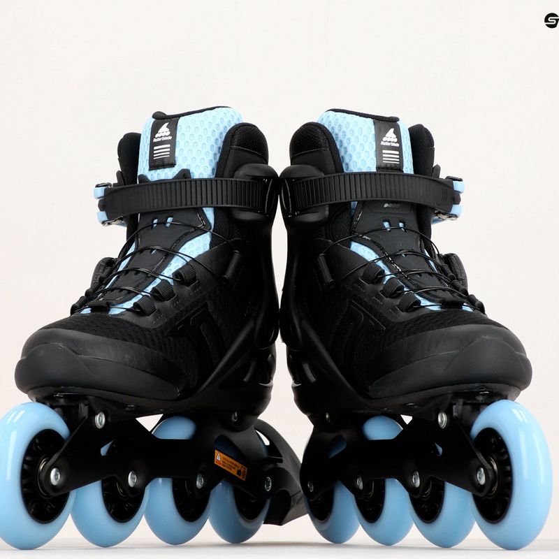 Női Rollerblade Macroblade 84 BOA fekete-kék görkorcsolyák 07370700092 17