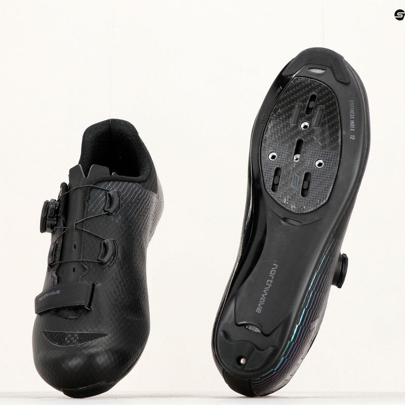 Northwave férfi Storm Carbon 2 országúti cipő fekete 80221013 14
