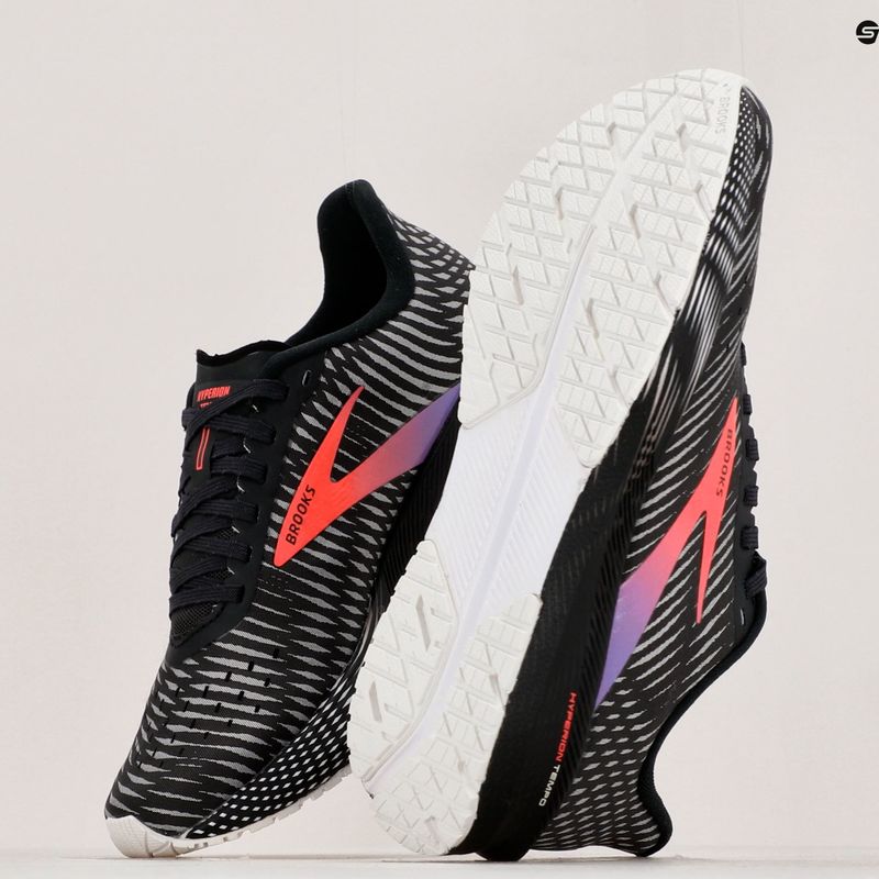 Brooks Hyperion Tempo női futócipő fekete-fehér 1203281B026 17