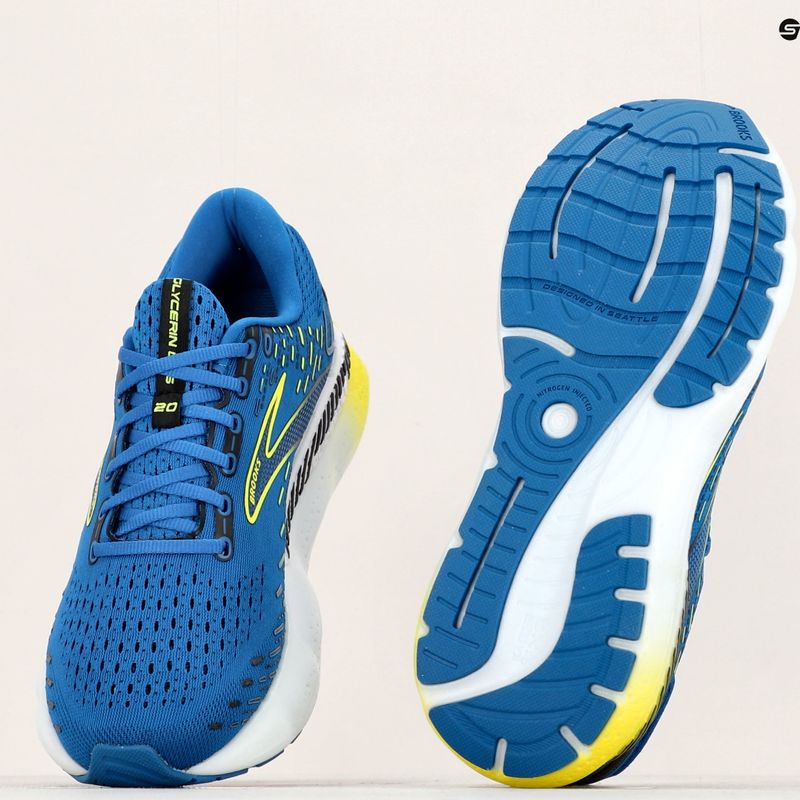 Férfi futócipő Brooks Glycerin GTS 20 kék 1103831D482 17