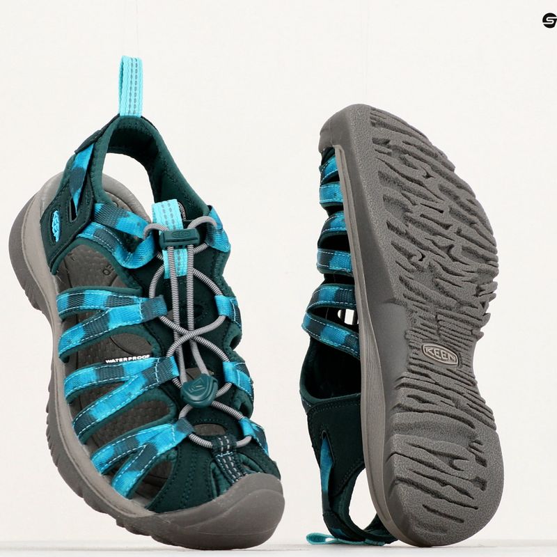 Keen Whisper Sea Moss női trekking szandál kék 1027362 18