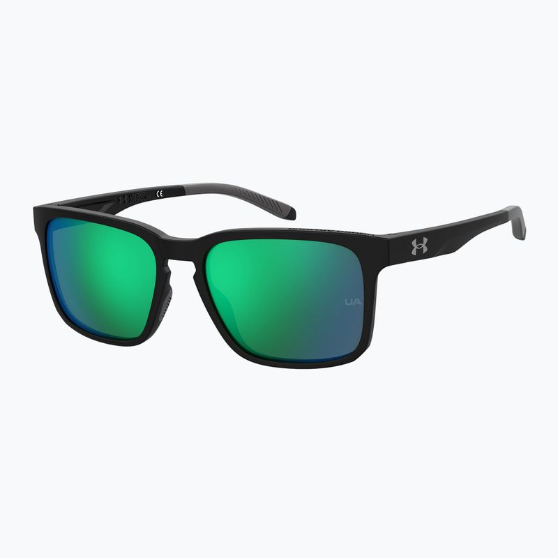 Férfi Under Armour Assist 2 fekete/zöld többrétegű napszemüveg 2