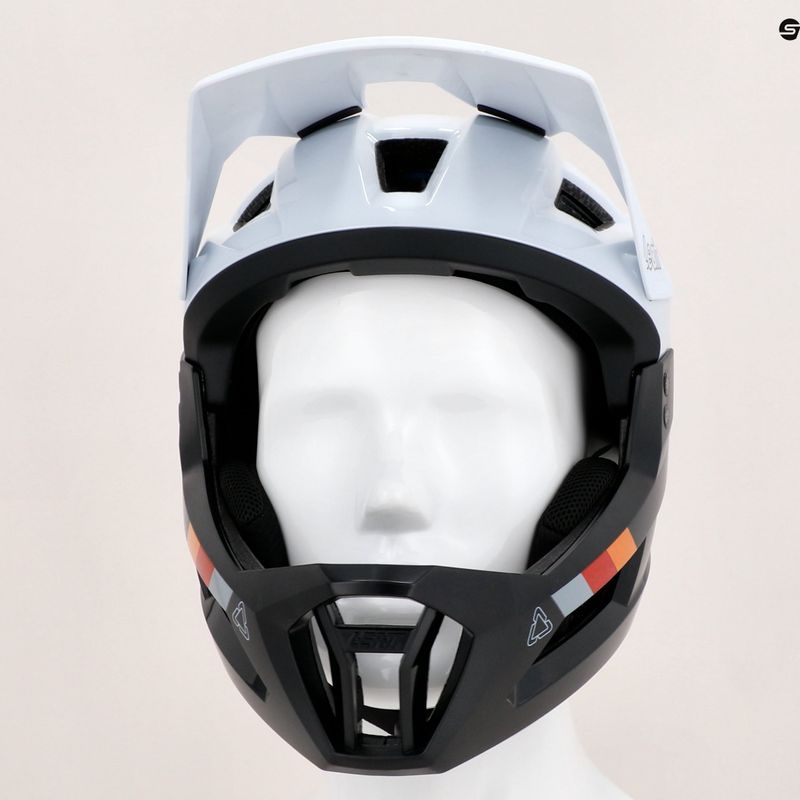 Leatt MTB Enduro 2.0 kerékpáros sisak V23 fehér és fekete 1023014952 10