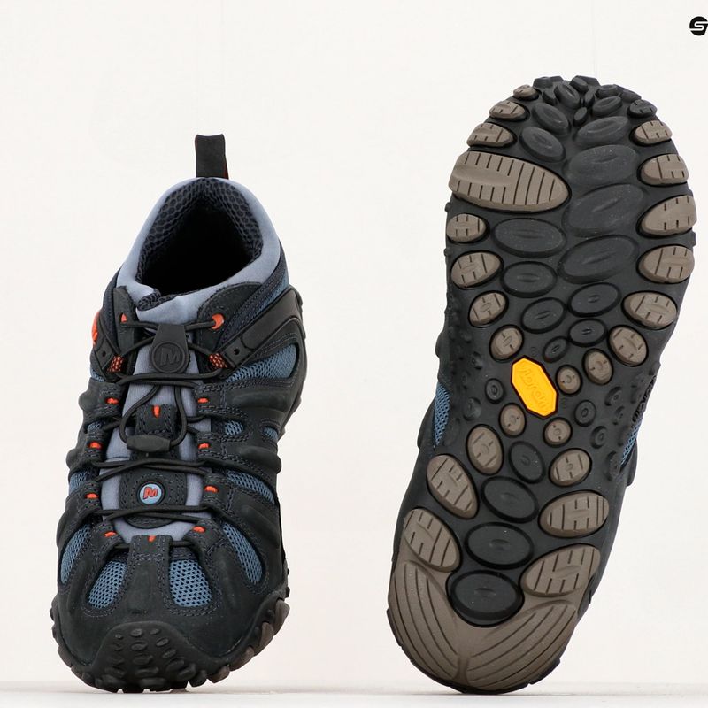 Férfi túracipő Merrell Chameleon II Stretch tengerészkék és fekete J516375 13