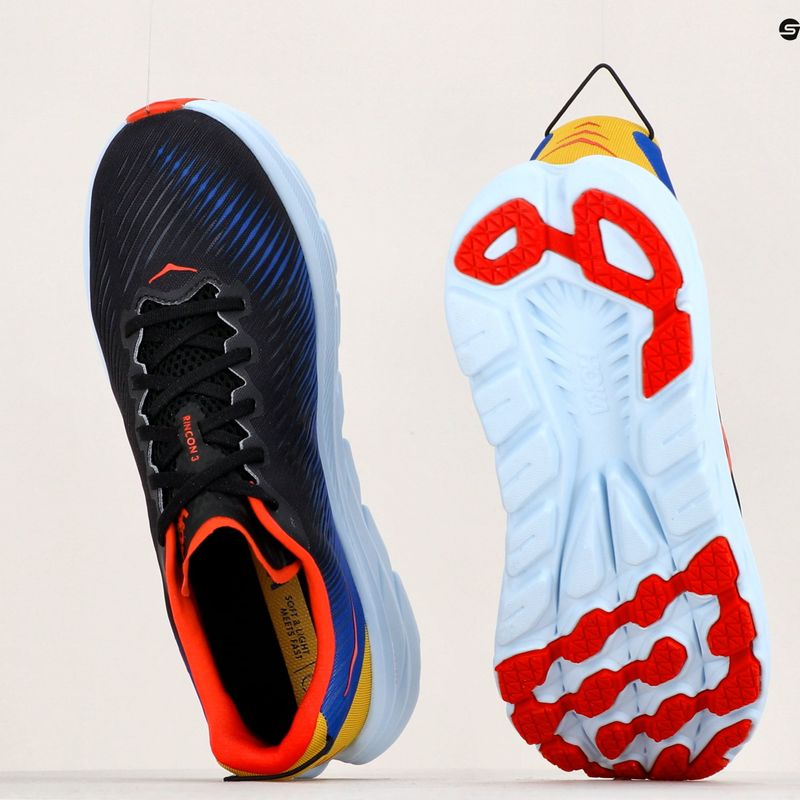 HOKA férfi futócipő Rincon 3 fekete-kék 1119395-BDGB 16