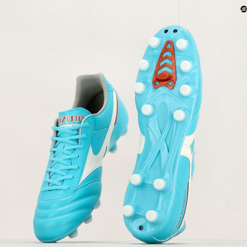 Mizuno Morelia II Pro futballcipő kék és fehér P1GA231325 16