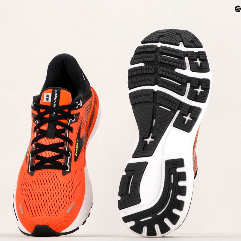 Férfi futócipő Brooks Adrenaline GTS 22 narancssárga 1103661D846 17