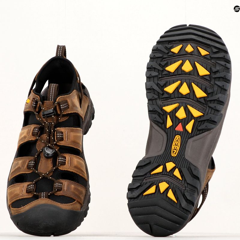 Keen Targhee III férfi trekking szandál barna 1022427 12