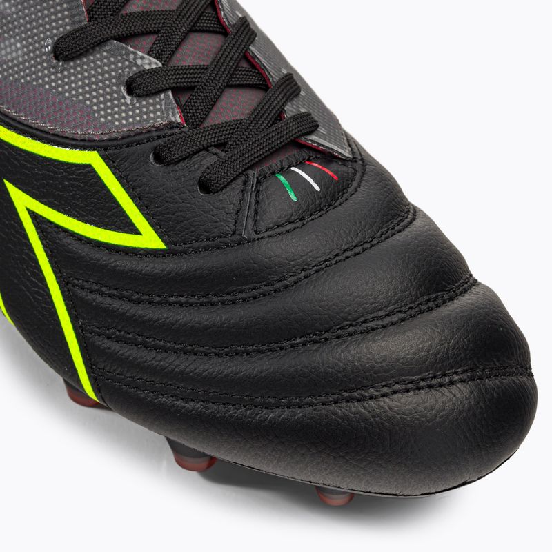 Férfi Diadora Brasil Elite Veloce ITA LPX labdarúgó cipő fekete és bordó DD-101.178785-D0136-43 7
