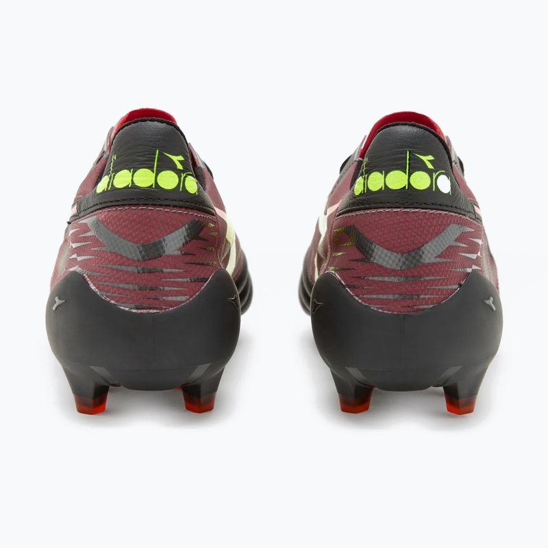 Férfi Diadora Brasil Elite Veloce ITA LPX labdarúgó cipő fekete és bordó DD-101.178785-D0136-43 11