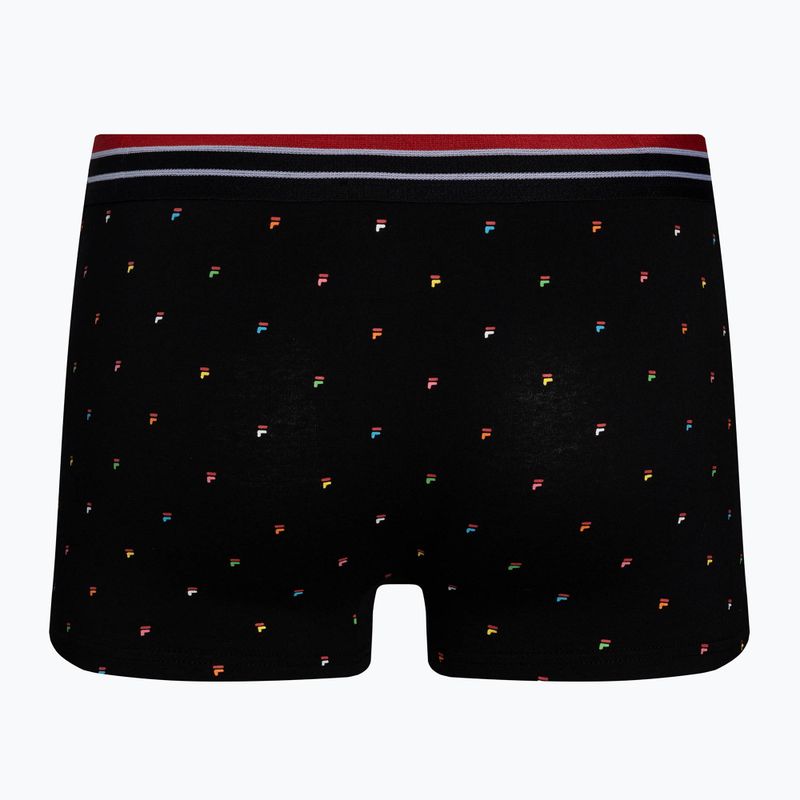 Férfi boxeralsó FILA FU5081 black 2