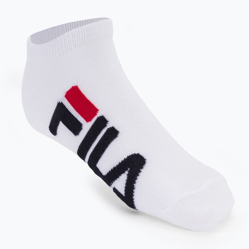 Zokni Fila Unisex Invisible 2 Pack white 2