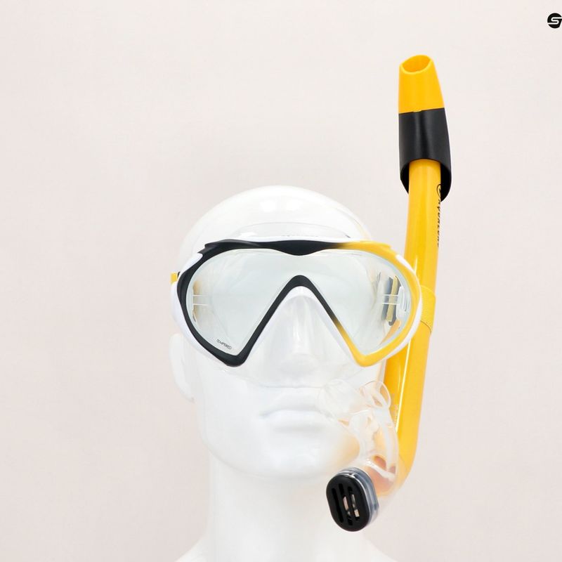 Aqualung Compass Snorkelling Set fekete/sárga SR4110107S 16