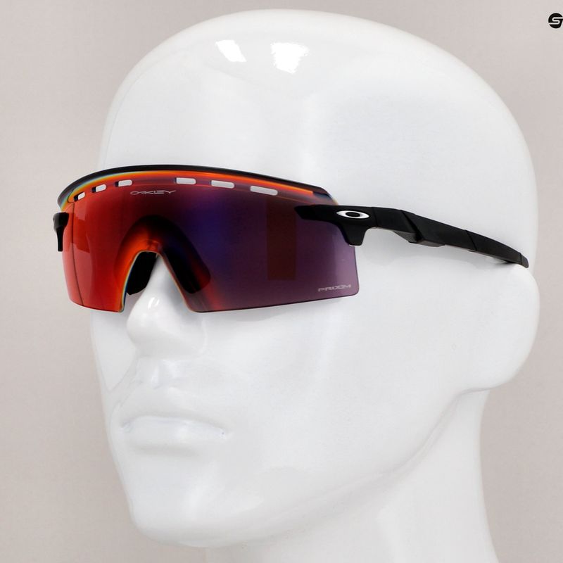 Oakley Encoder Strike Strike Vented matt fekete/prizm közúti kerékpáros szemüveg 0OO9235 14