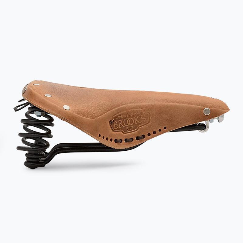 Kerékpár nyereg Brooks England B67 Softened dark tan 4