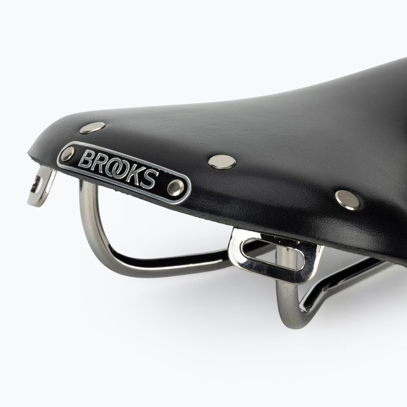 Brooks England Swallow B15 fekete kerékpár nyereg 5