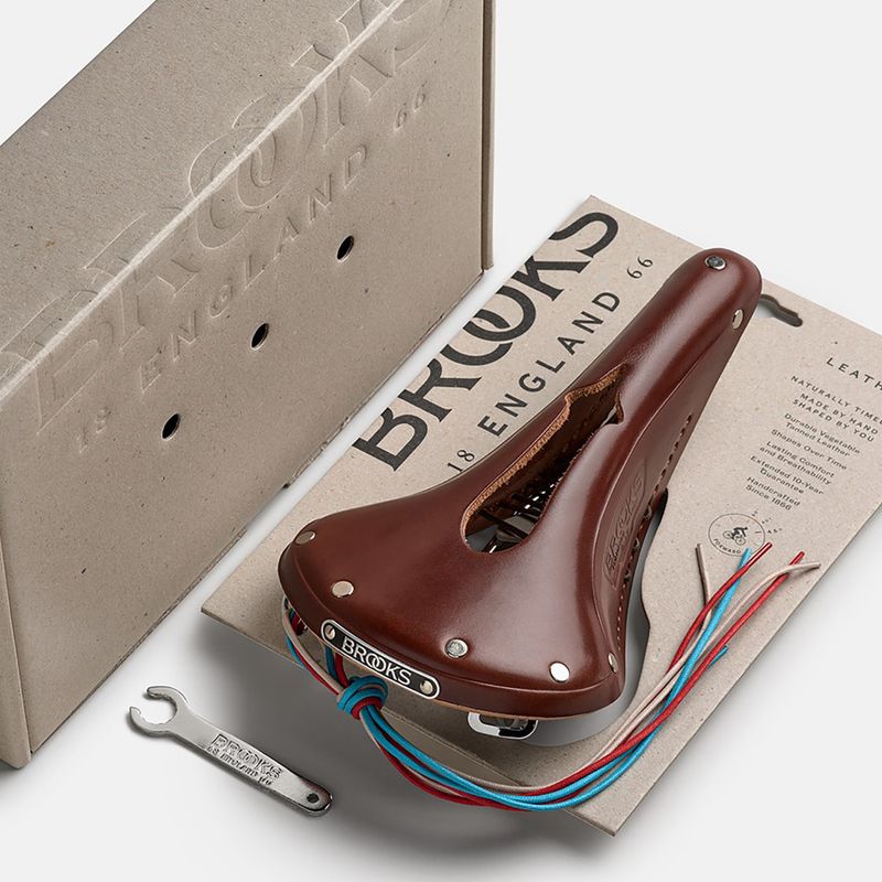 Kerékpár nyereg Brooks England B17 Narrow Carved brown 8