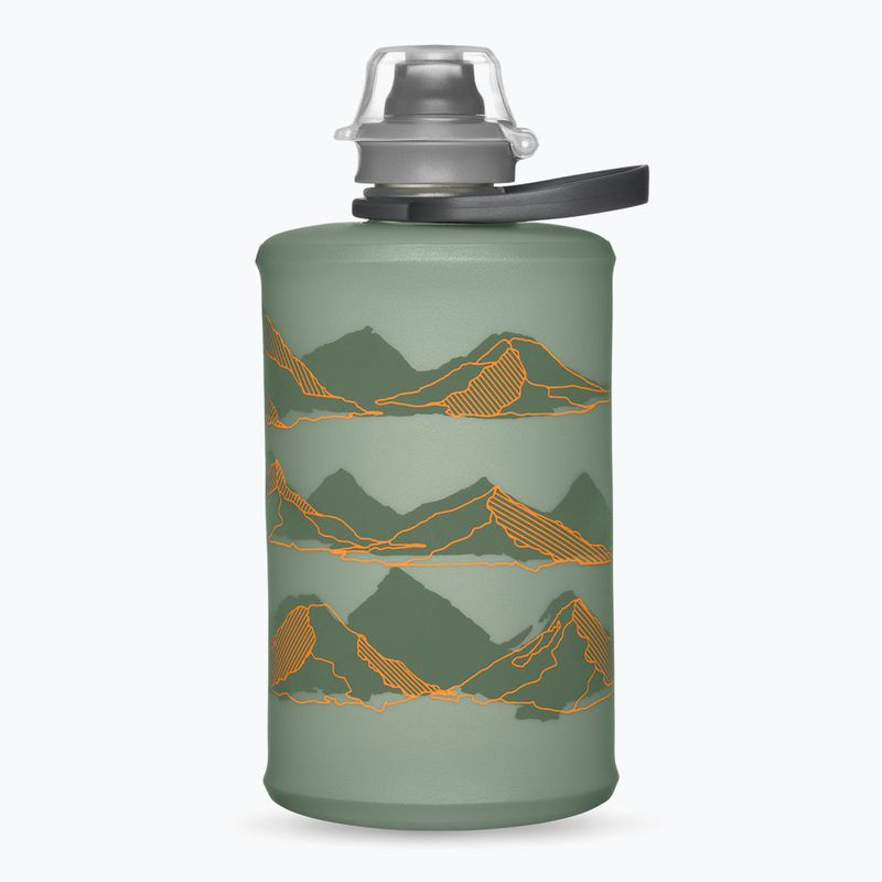 HydraPak Stow Mountain Edition utazó palack 350 ml sutro zöld