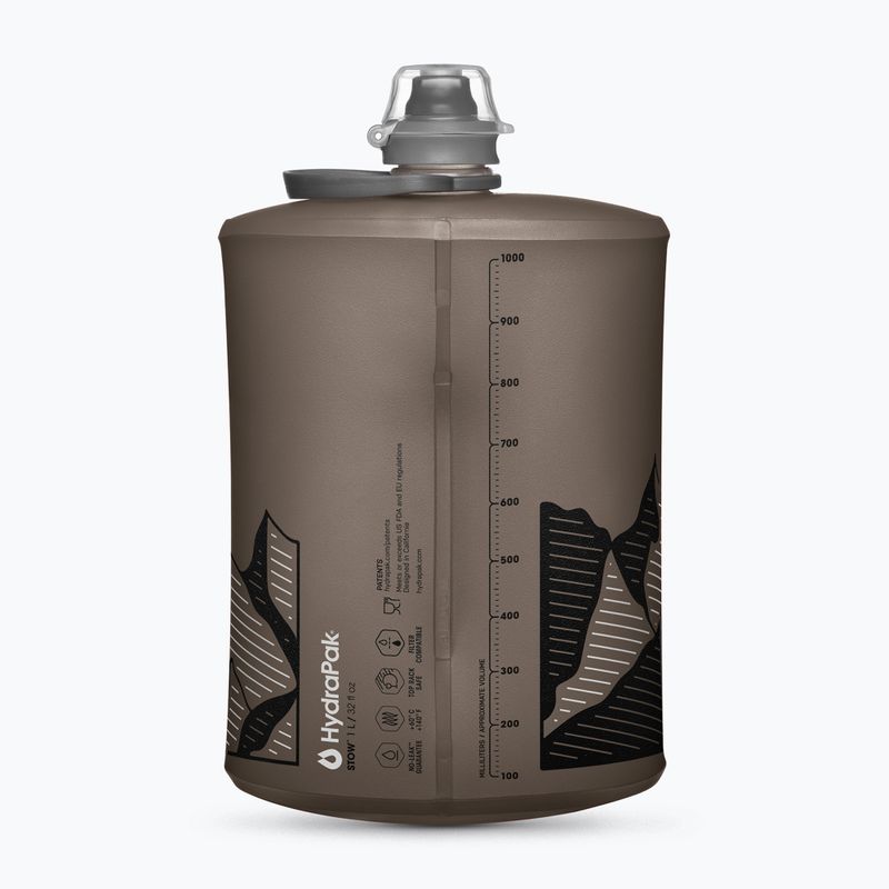 Turista palack HydraPak Stow 1000 ml mammoth grey 2