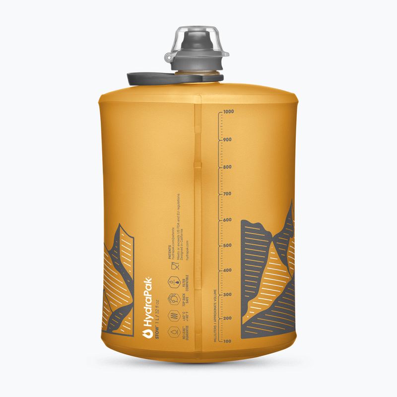 Turista palack HydraPak Stow 1000 ml golden yellow 2