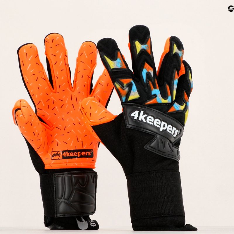 4Keepers Equip Flame Nc kapuskesztyű fekete-narancs EQUIPFLNC 8