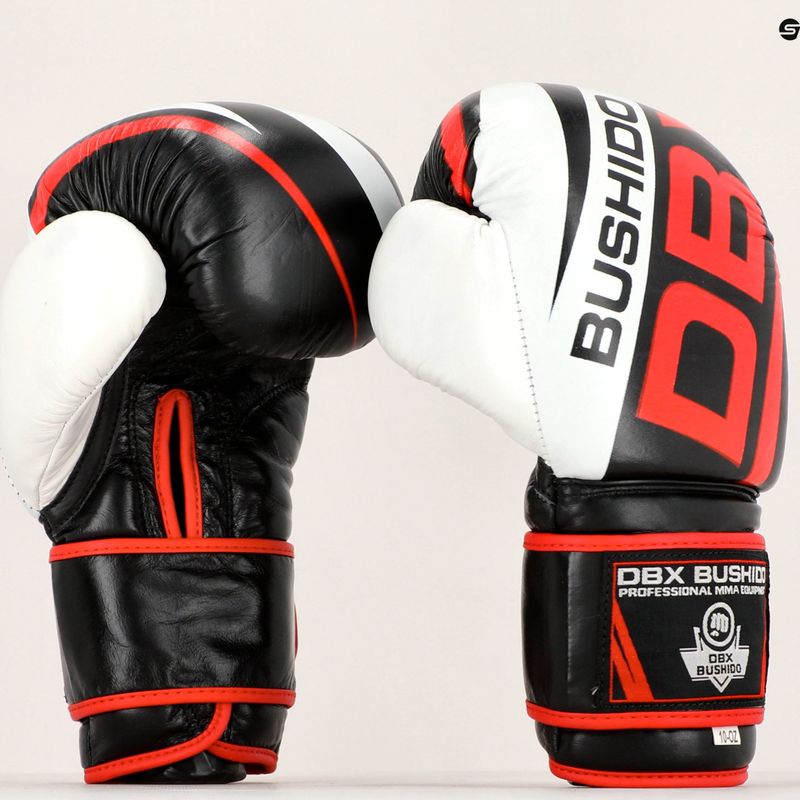 Bushido sparring bokszkesztyűk fekete B-2v7-10oz 7