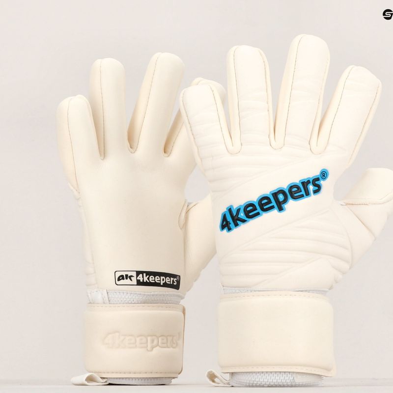 Gyermek kapuskesztyű 4Keepers Retro IV NC fehér 4KRIVNCJRR 10