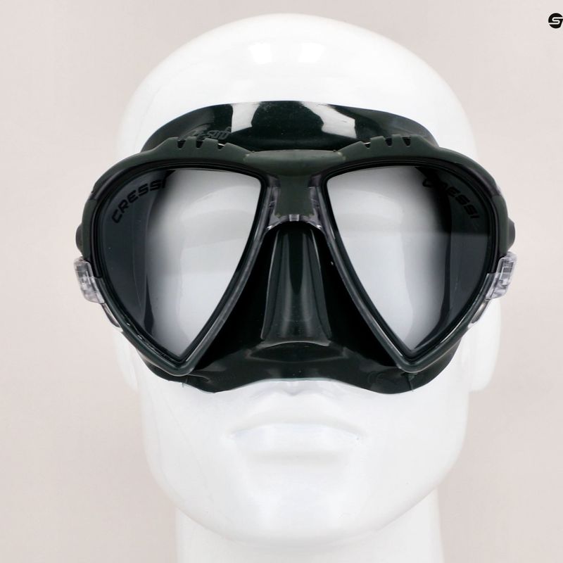 Cressi Matrix búvármaszk zöld DS309850 8