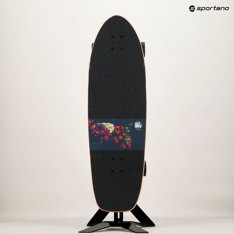 Surfskate gördeszka Cutback Golden Wave 34" fehér és színes CUT-SUR-GWA 12