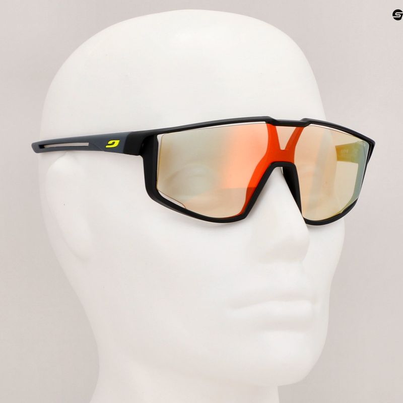 Gyermek kerékpáros szemüveg Julbo Fury S Reactiv 1-3 fényerősítő matt fekete/szürke 10