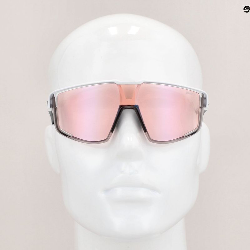 Julbo Fury Reactiv 1-3 Magas kontrasztú matt fehér/átmenetes szürke kerékpáros szemüveg 6